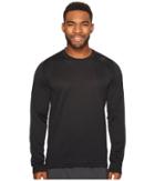 Adidas Athlete Id Long Sleeve Cover-up (black) Men's Long Sleeve Pullover