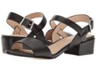 Shellys London Dacey Sandal (black Leather) Women's 1-2 Inch Heel Shoes