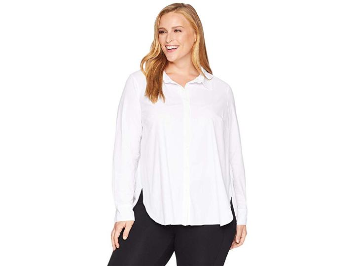 Lysse Plus Size Reese Blouse (white) Women's Blouse
