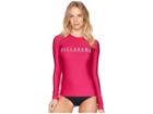 Billabong Core Performance Fit Long Sleeve (berry Pink) Women's Swimwear