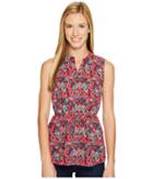 Woolrich Twin Pines Eco Rich Sleeveless Shirt (rhubarb) Women's Sleeveless