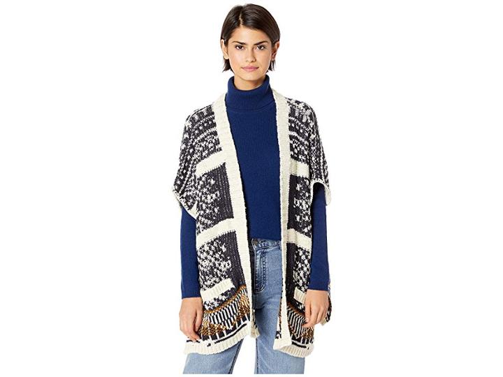 Michael Stars Fair Isle Ruana (passport) Women's Clothing