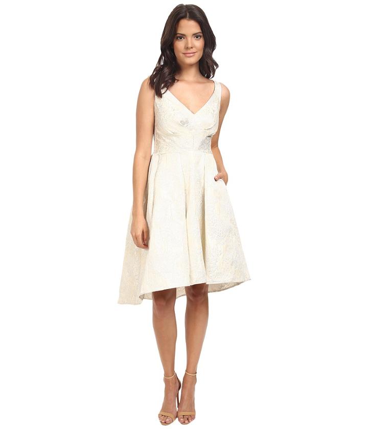 Eva By Eva Franco Zander Dress (flake Champagne) Women's Dress