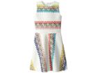 Missoni Kids Raschel Detailed Neoprene Dress (big Kids) (white) Girl's Dress