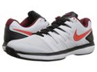 Nike Air Zoom Prestige (pure Platinum/habanero Red/black/white) Men's Tennis Shoes