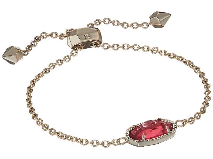 Kendra Scott Elaina Bracelet (brass/clear Berry) Bracelet