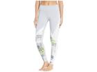 Reebok Work Out Ready Meet You There Panel Poly Tights (grey) Women's Casual Pants