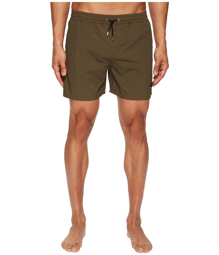 Mcq Swim Shorts (khaki) Men's Swimwear
