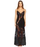 La Perla Desert Rose Night Gown (black) Women's Dress