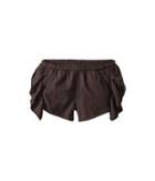 Chaser Kids Super Soft Ruffle Side Shorts (toddler/little Kids) (vintage Black) Girl's Shorts