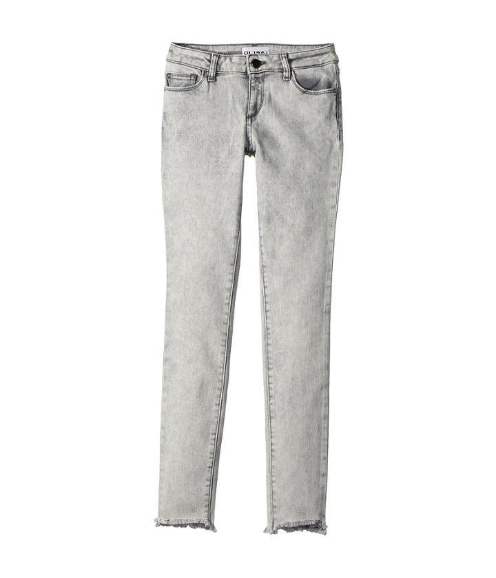 Dl1961 Kids Chloe Skinny Acid Washed Jeans In Gemini (big Kids) (gemini) Girl's Jeans