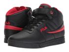 Fila Vulc 13 Mid Plus (black/fila Red/black) Men's Shoes