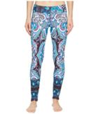 Hot Chillys Mtf Sublimated Print Tight (oxy Floral) Women's Outerwear