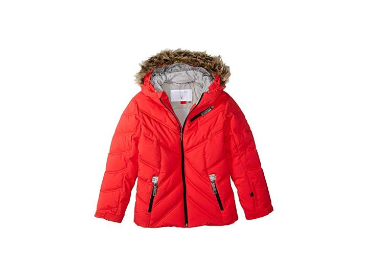 Spyder Kids Atlas Jacket (big Kids) (hibiscus/silver/silver) Girl's Jacket