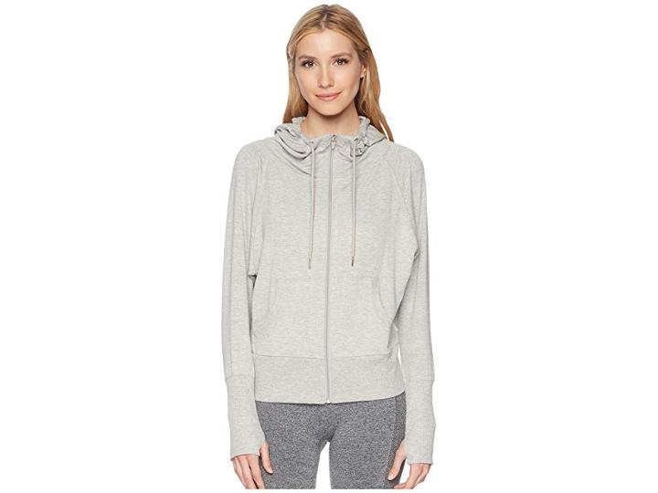 Jockey Active Motivation Jacket (heather Grey) Women's Coat