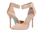 Blue By Betsey Johnson Kali (nude Satin) High Heels