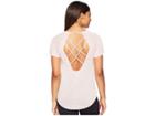 Under Armour Ua Whisperlight Short Sleeve (flushed Pink/tonal) Women's Clothing
