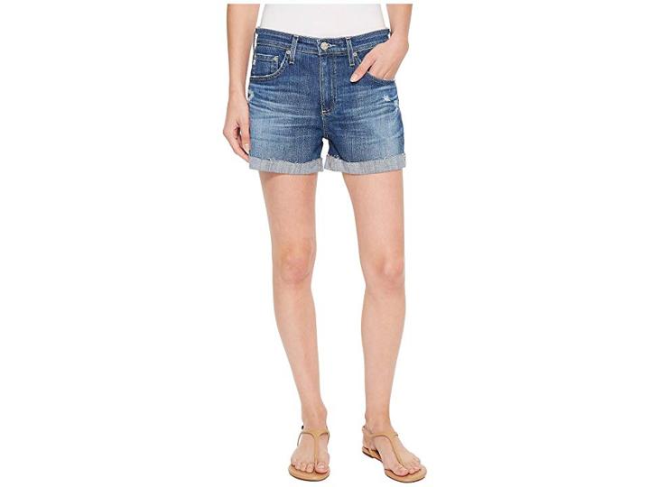 Ag Adriano Goldschmied Hailey In 11 Years Teal Sky (11 Years Teal Sky) Women's Shorts