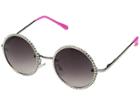 Betsey Johnson Bj485128ssmk 1s (silver) Fashion Sunglasses