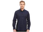 Robert Graham Modern Americana Deven Long Sleeve Sport Shirt (navy) Men's Long Sleeve Button Up