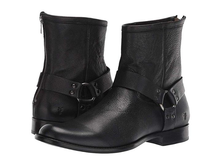 Frye Phillip Harness (black) Men's Boots
