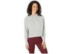 Nike Studio Pullover Versa Hoodie (dark Grey Heather/black) Women's Sweatshirt