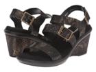 Walking Cradles Lean (black/bronze Lizard Print) Women's Shoes