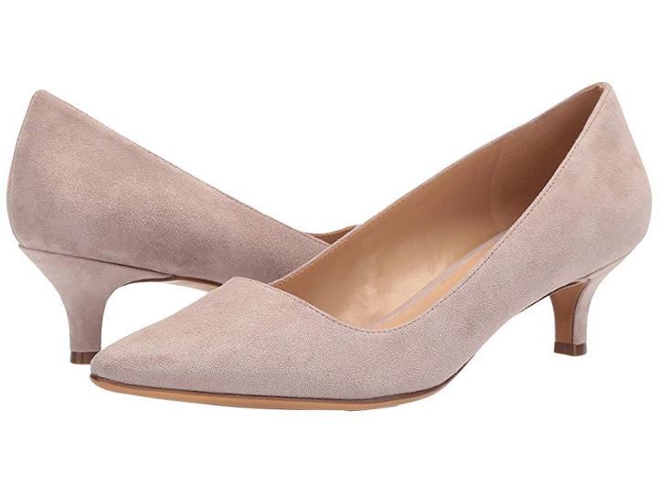 Naturalizer Pippa (turtle Dove Suede) Women's 1-2 Inch Heel Shoes