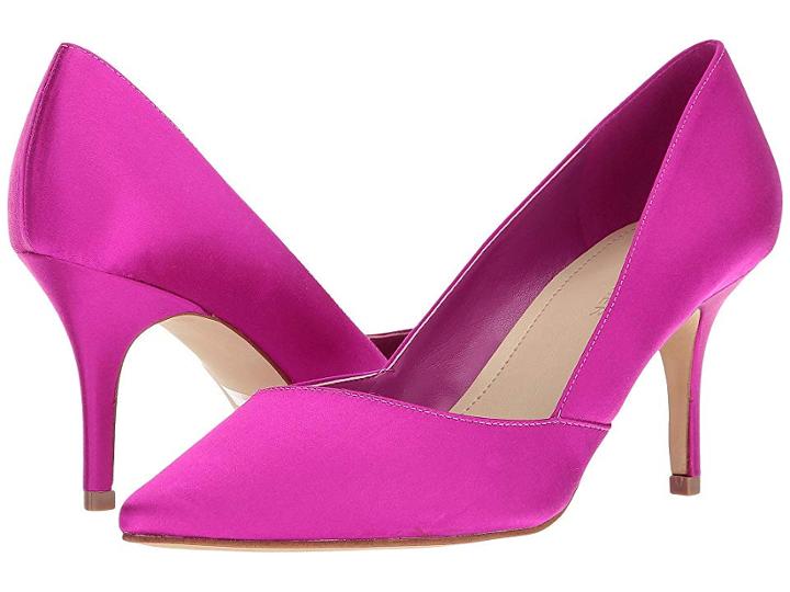 Marc Fisher Ltd Tuscany4 (pink Satin) Women's 1-2 Inch Heel Shoes