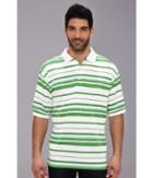 Columbia Super Cast S/s Polo (clean Green/gulf Stream) Men's Short Sleeve Pullover