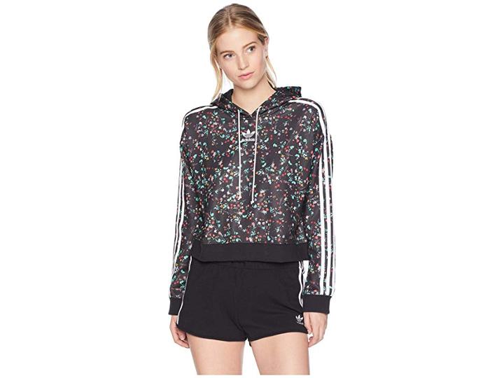 Adidas Originals Fashion League All Over Print Hooded Sweater (multicolor) Women's Sweater