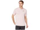 Nike Golf Dry Polo Stripe (storm Pink/black) Men's Short Sleeve Knit