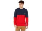 Wesc Block Sweatshirt (navy Blazer) Men's Clothing