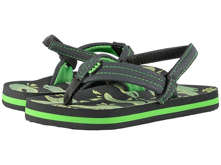 Reef Kids Ahi Glow (infant/toddler/little Kid/big Kid) (grey Eel) Boys Shoes