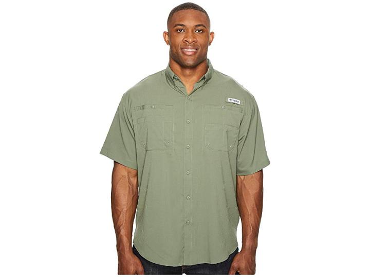Columbia Big Tall Tamiamitm Ii S/s (cypress) Men's Short Sleeve Button Up