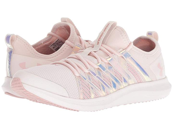 Under Armour Kids Ua Ggs Infinity Hg (big Kid) (french Gray/french Gray/flushed Pink) Girls Shoes