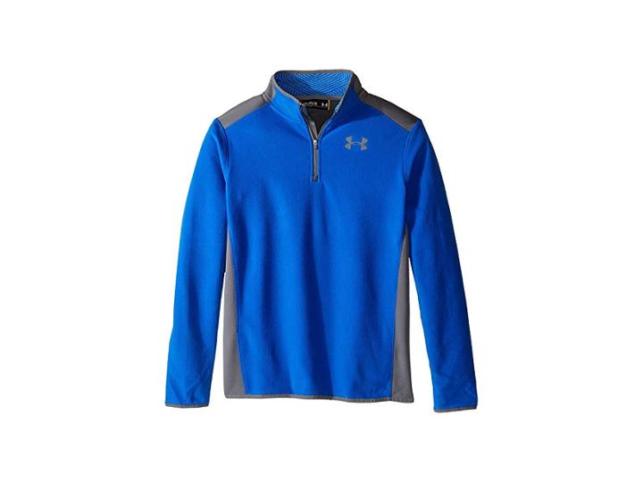Under Armour Kids Infrared Fleece 1/4 Zip (big Kids) (ultra Blue/graphite/graphite) Boy's Fleece