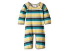 Toobydoo Bootcut Jumpsuit (infant) (green Stripe) Boy's Jumpsuit & Rompers One Piece
