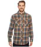 Woolrich Miners Wash Flannel Shirt (mallard Green) Men's Clothing