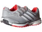 Adidas Golf Adipower S Boost Ii (clear Onix/ftwr White/shock Red) Women's Golf Shoes