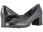 Rockport Total Motion Novalie Pump (black Leather) Women's Shoes