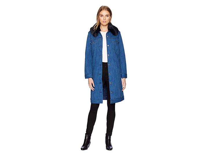 Levi's(r) Premium Made Crafted(r) Trucker Trench (bonded Indigo/indigo) Women's Coat