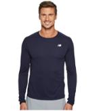 New Balance Accelerate Long Sleeve (pigment) Men's Long Sleeve Pullover