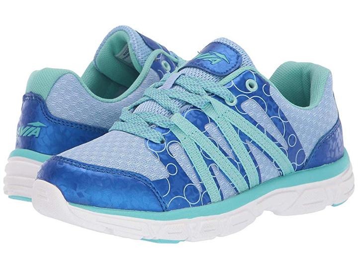 Avia Kids Rhea (little Kid/big Kid) (cambridge Blue/snorkel Blue/aruba Aqua) Girls Shoes