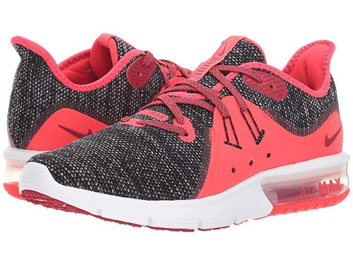 Nike Air Max Sequent 3 (black/red Crush/white/red Orbit) Women's Shoes