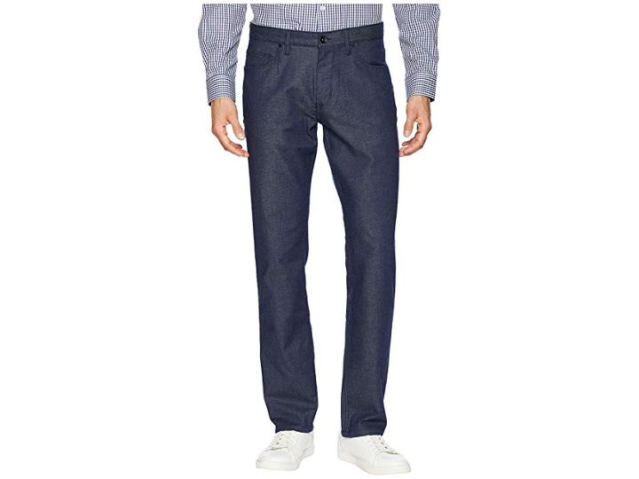 Perry Ellis Slim Fit Slubbed Stretch Denim Pants (medium Indigo) Men's Jeans