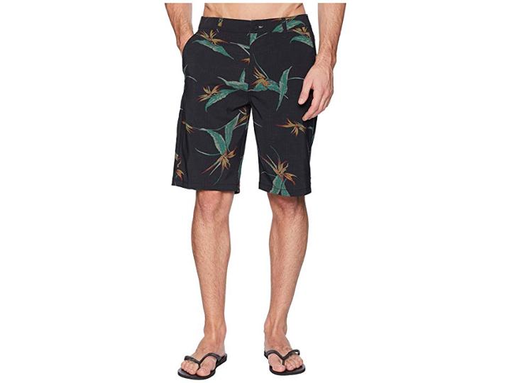 Rip Curl Mirage Phase Boardwalk Walkshorts (black/black) Men's Shorts