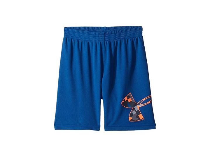 Under Armour Kids Wordmark Striker Shorts (toddler) (moroccan Blue) Boy's Shorts