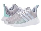 Adidas Kids Questar Flow (little Kid/big Kid) (footwear White/aero Blue/grey Two) Kid's Shoes