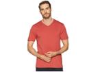 Agave Denim Agave Supima Vee Neck Short Sleeve Tee (baked Apple) Men's T Shirt